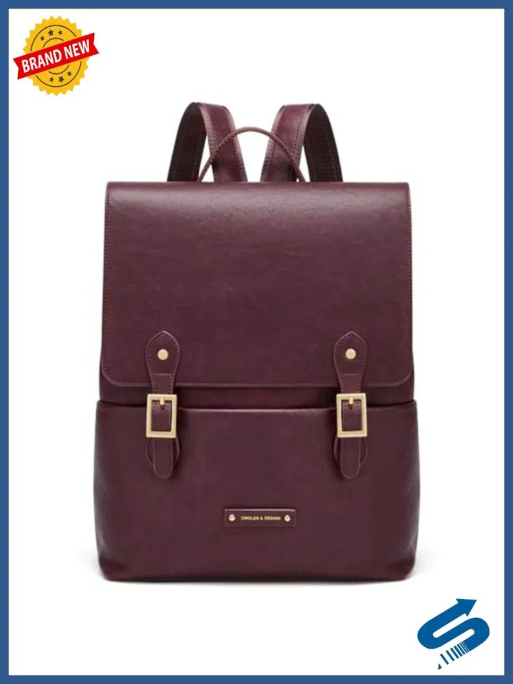 Genuine Leather Backpack Purse Fashion Convertible Travel Daypack